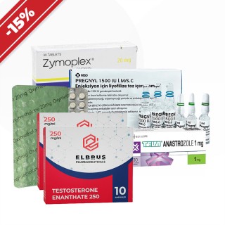 Corso a lungo termine per l'aumento della massa muscolare. Anapolone + Testosterone