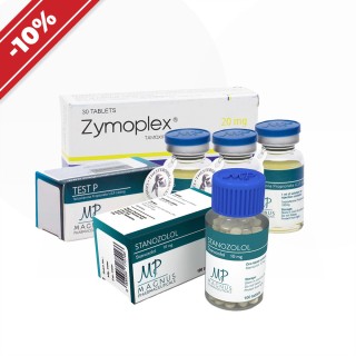 Corso classico per aumentare la forza. Testosterone + Winstrol