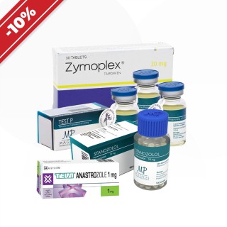 Corso di essiccazione. Winstrol + Testosterone + Tamoxifene