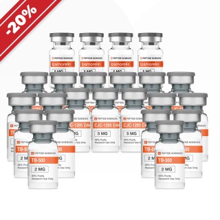 Corso di peptidi: per trattamento. TB-500 + CJC-1295 + Ipamorelina