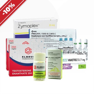 Corso lungo per l'aumento della massa muscolare. Turinabol + Testosterone