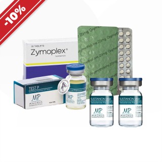 Corso per principianti: per la massa. Miscela di testosterone + anapolone + testosterone propionato