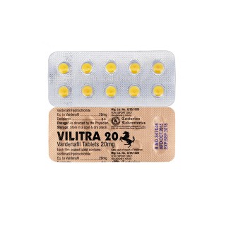 Vilitra 20 (Vardenafil Tablets) 20 mg Centurion Laboratories